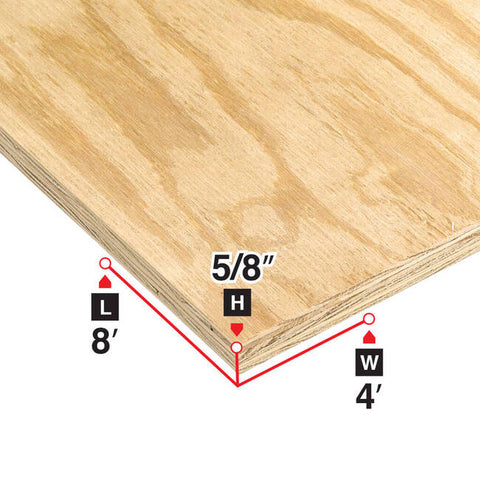 The thickness of 5/8 plywood is a crucial factor in determining its suitability for woodworking and construction projects