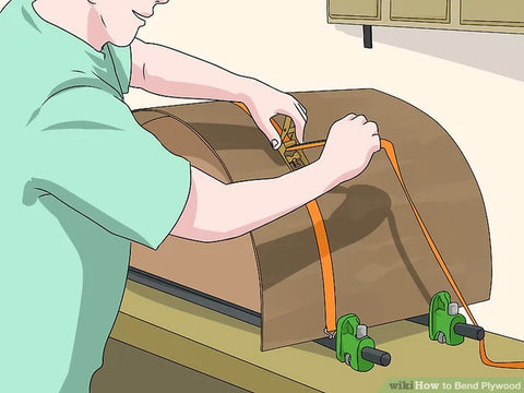 Get a ratchet strap with S-hooks