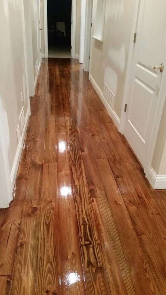 Unleash the natural beauty of wood with a burnt finish.