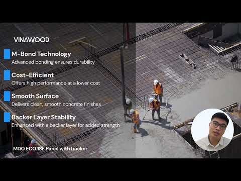 MDO ECO 1SF Panel with backer