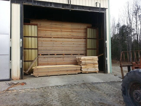 Kiln dried wood is a timber that has been dried in a special oven called a kiln to remove moisture quickly and efficiently.