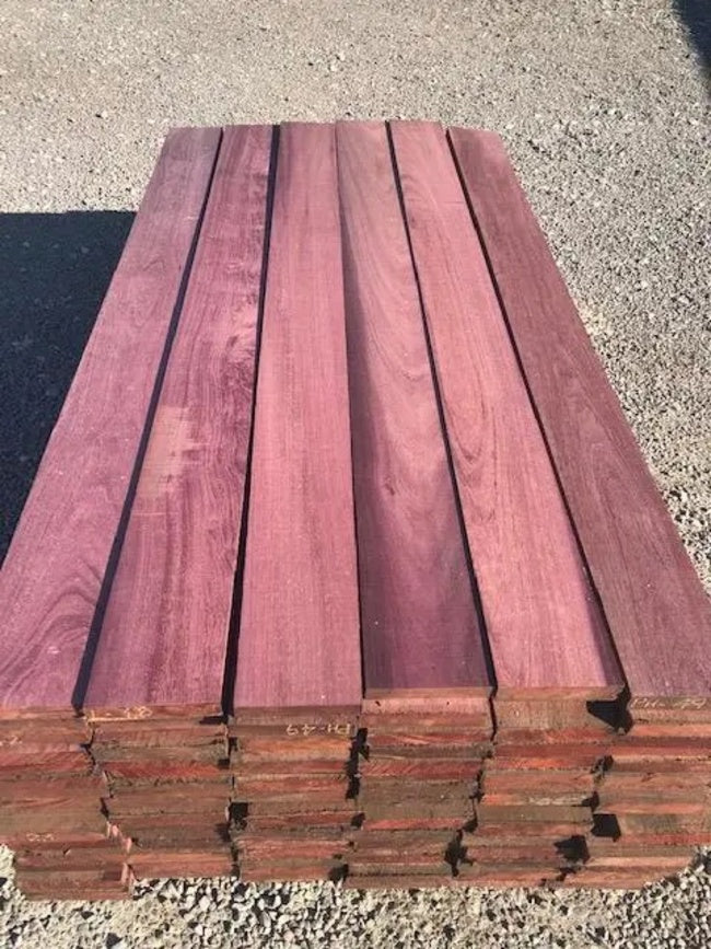What is special about purple heart wood?