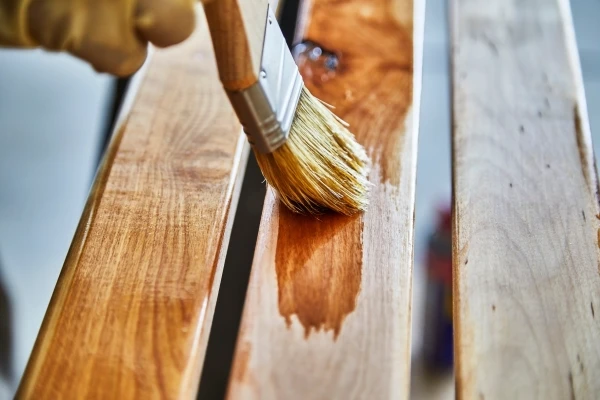 Applying the Finish plywood