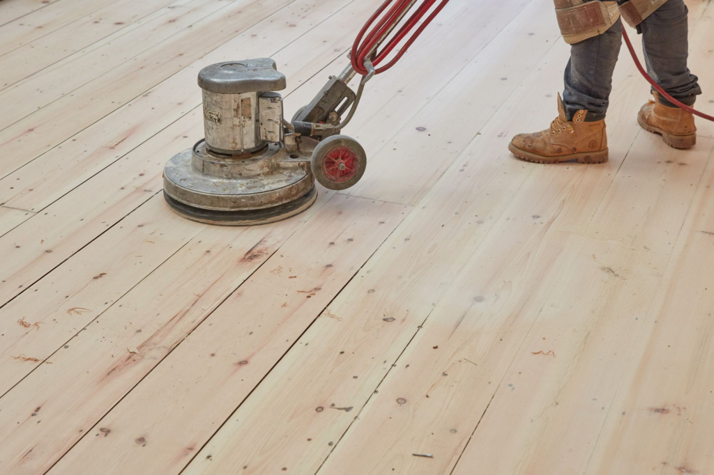 What is the fastest way to refinish hardwood floors?