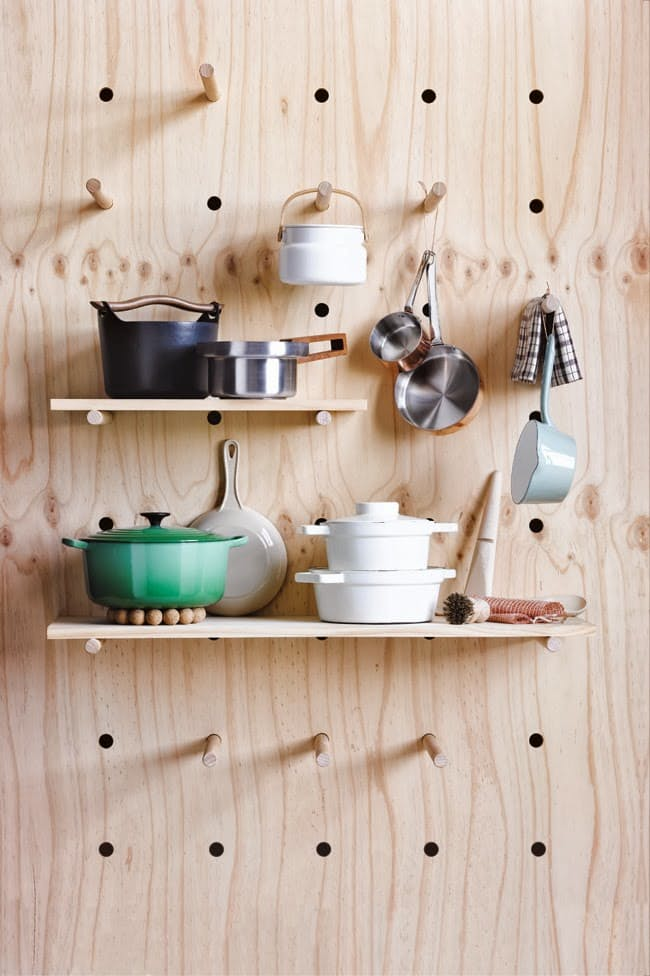 DIY Plywood Peg Wall